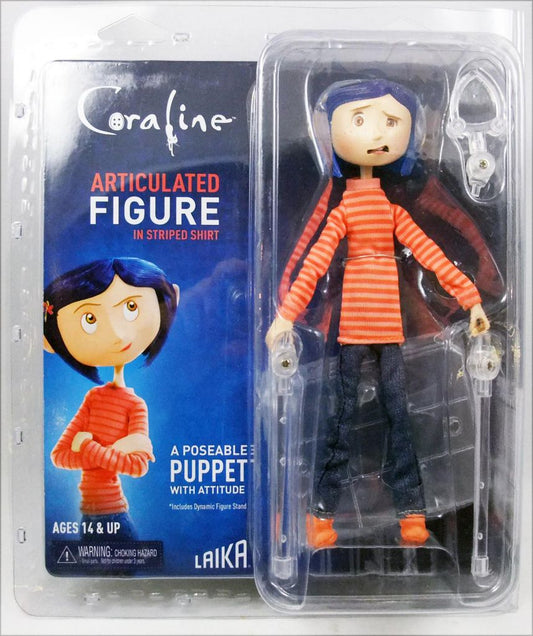 NECA Coraline - Coraline In Striped Sweater