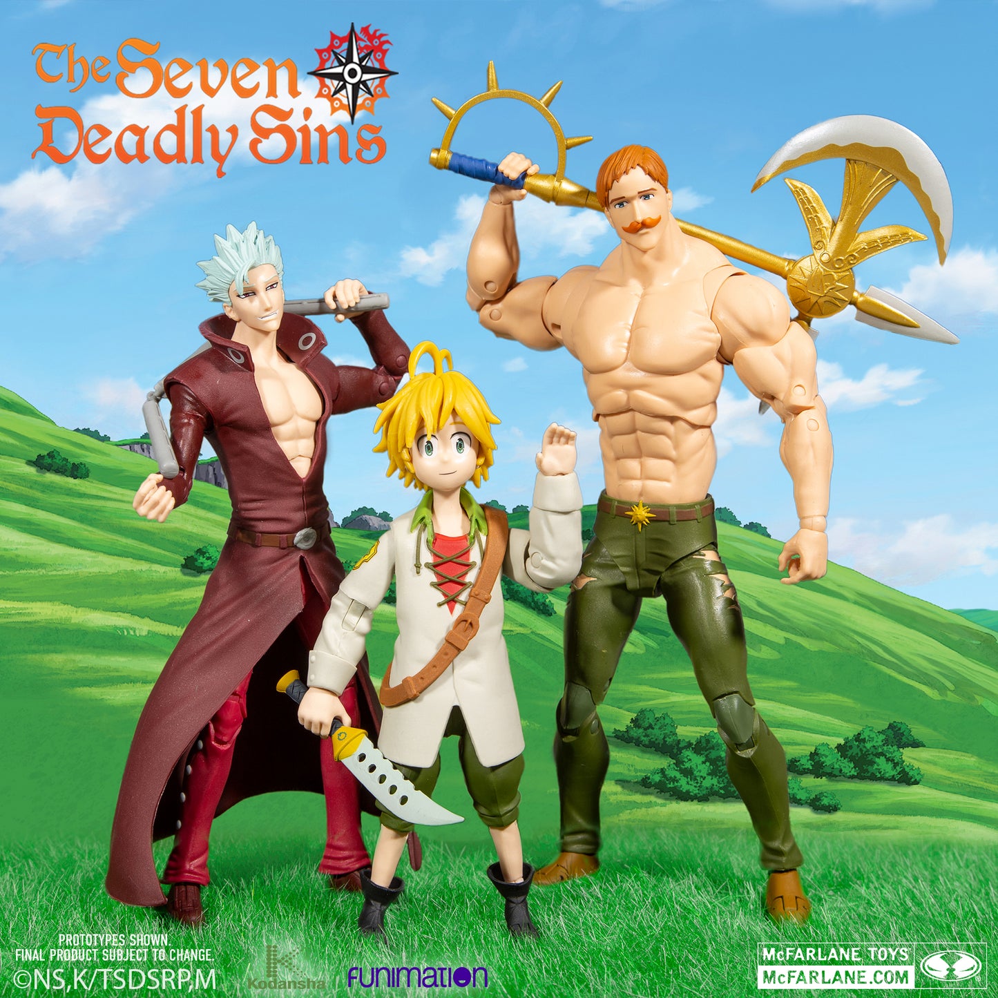 Seven Deadly Sins Mcfarlane Figures